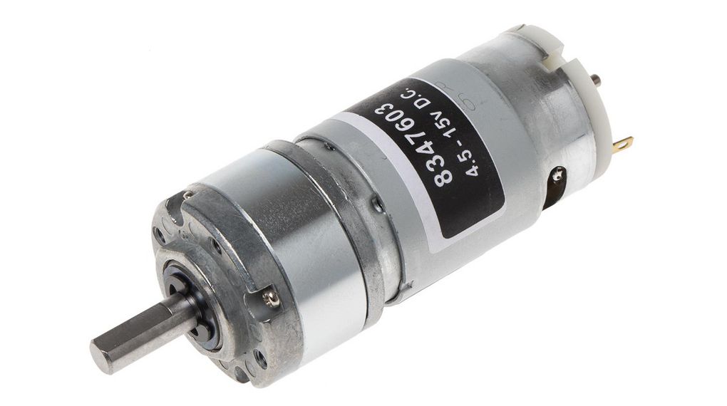 DC-borstmotor med växellåda 5:1 Planet 12V 900mA 342Nmm 66.5mm